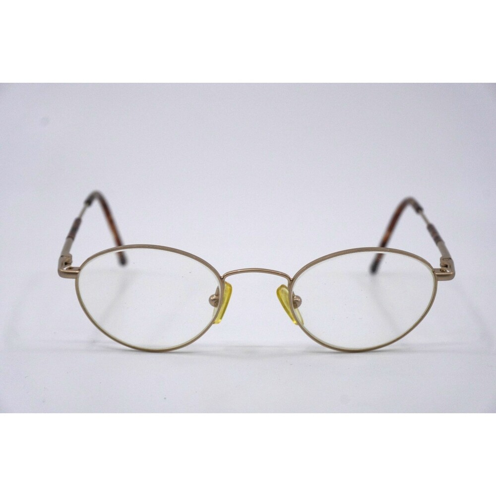 Vintage Chesterfield 404 04DM Tortoise Womens Oval Full Rim Eyeglasses 45-19-125